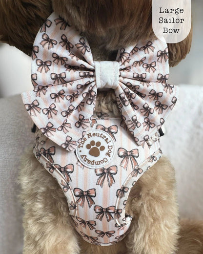 Sailor Bow - Biscotti Bows - The Neutral Dog Company