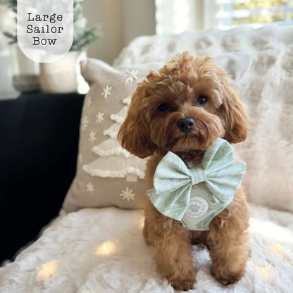 Sailor Bow - Pistachio Swirl - The Neutral Dog Company