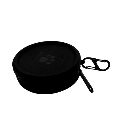 Silicone Treat Pouch - Black - The Neutral Dog Company