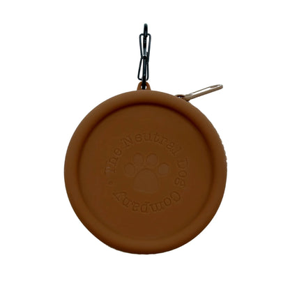 Silicone Treat Pouch - Brown - The Neutral Dog Company