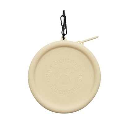 Silicone Treat Pouch - Cream - The Neutral Dog Company