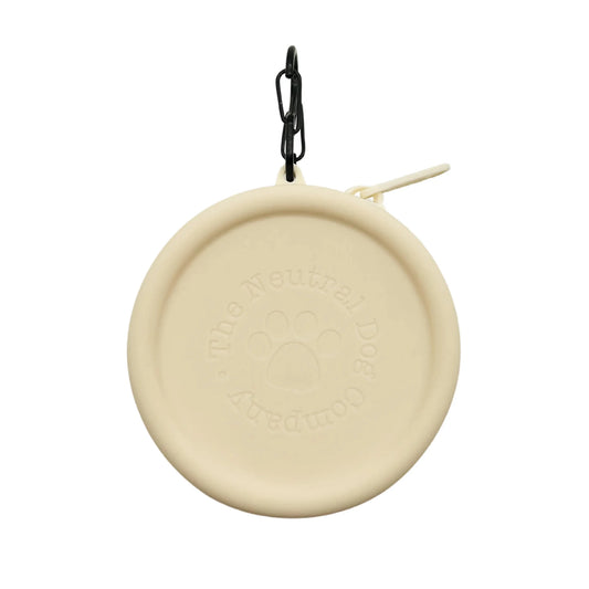 Silicone Treat Pouch - Cream - The Neutral Dog Company