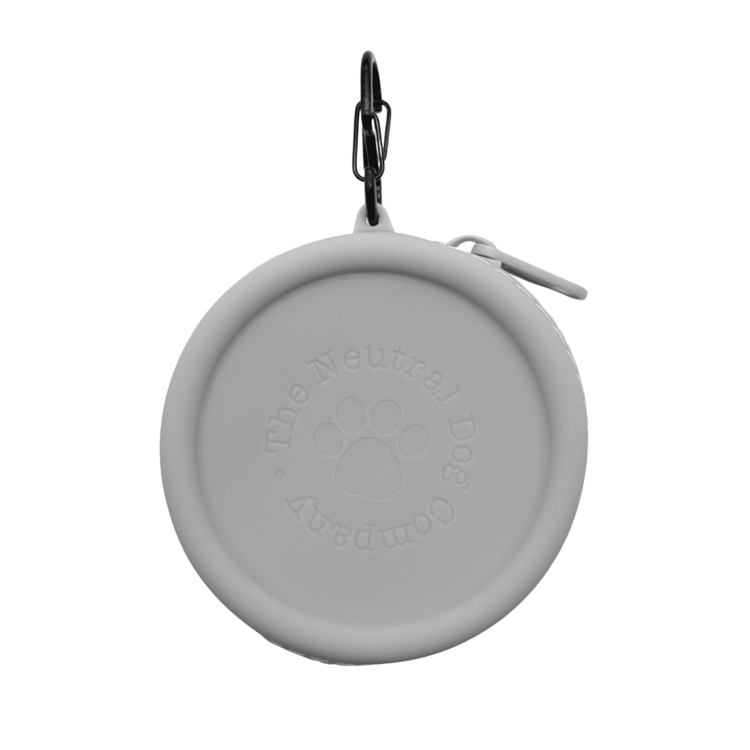 Silicone Treat Pouch - Grey - The Neutral Dog Company