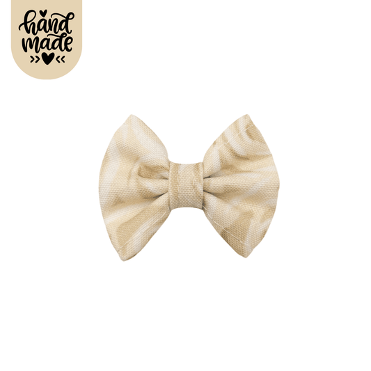 Small Bow Clip - English Rose - The Neutral Dog Company