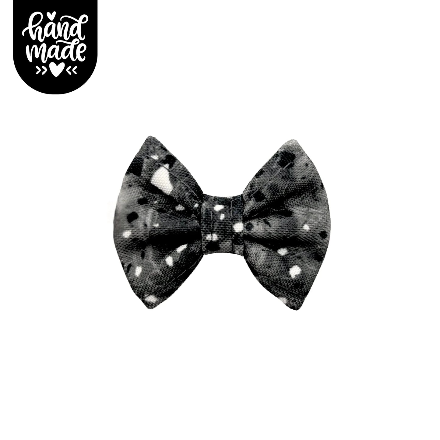 Small Bow Clip - Midnight Storm - The Neutral Dog Company