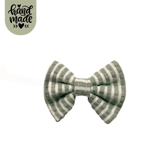 Small Bow Clip - Sea Breeze - Seaweed - The Neutral Dog Company