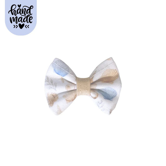 Small Bow Clip - Seaside Serenity - The Neutral Dog Company