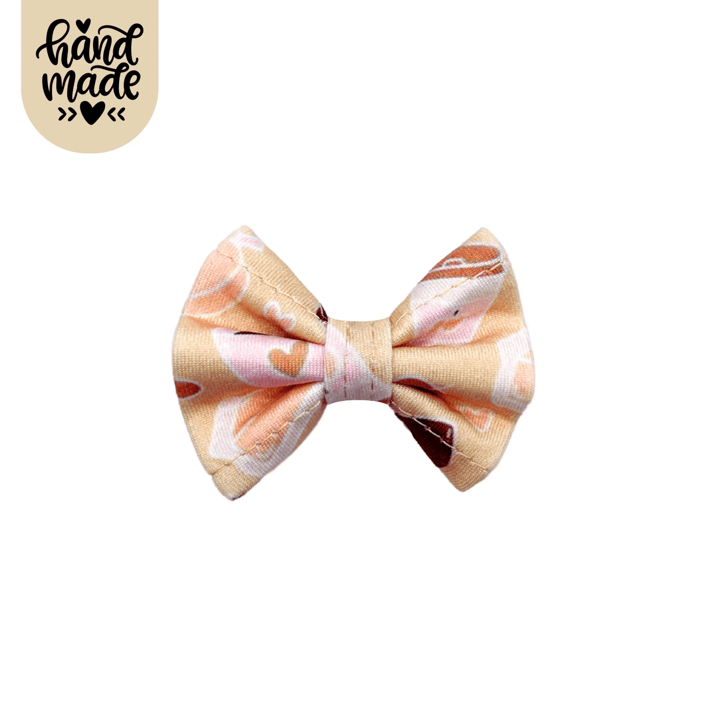 Small Bow Clip - Sweet Pawtumn Pie - The Neutral Dog Company
