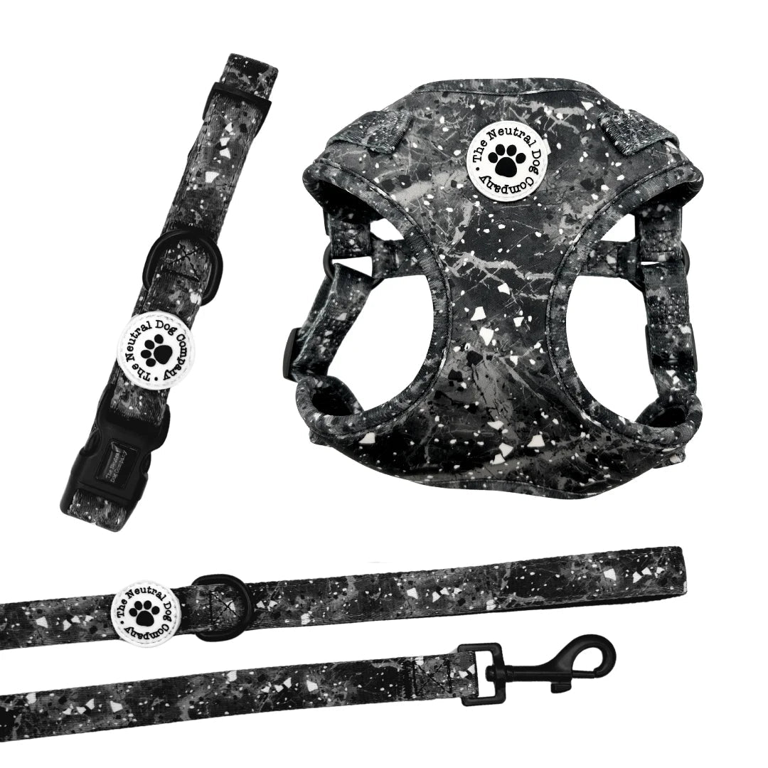 Starter Step-in Dog Harness Bundle - Midnight Storm - The Neutral Dog Company