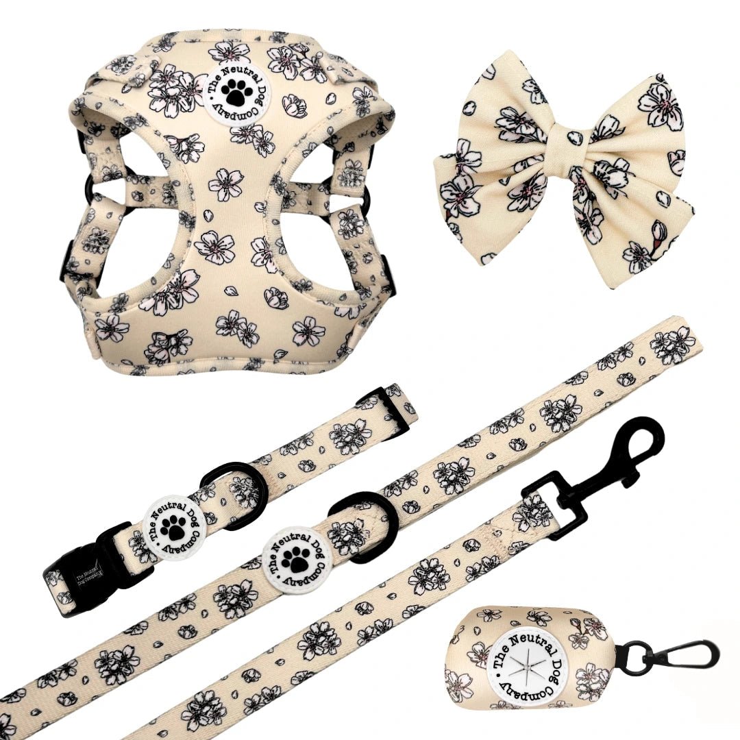 Ultimate Step-in Dog Harness Bundle - Blooming Blossom - The Neutral Dog Company